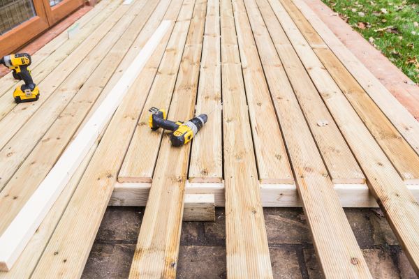 Damaged Deck Boards Repair in Rogers