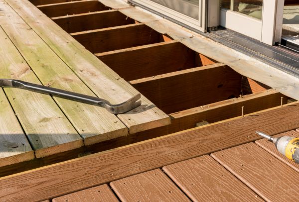 Old Deck Repair in Rogers