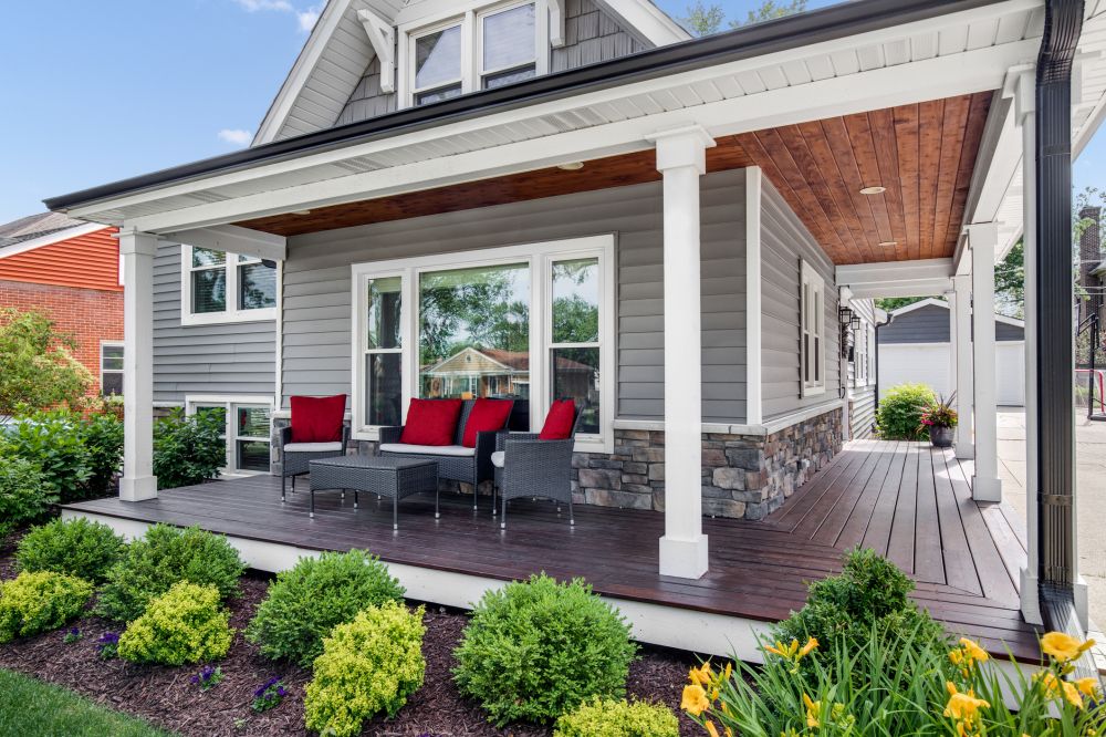 Porch Pillar Repair in Rogers