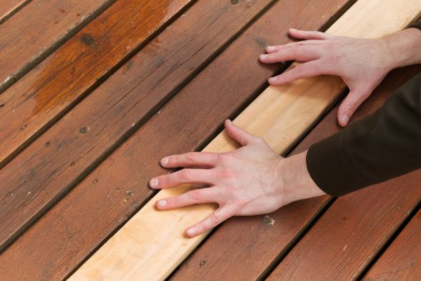 Deck Board Repair in Rogers