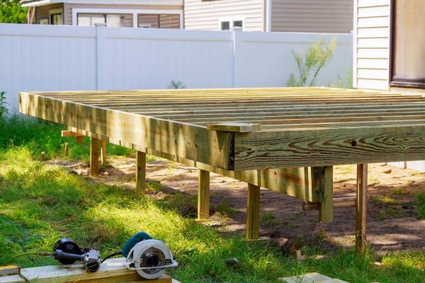 Elevated Deck Installation in Rogers