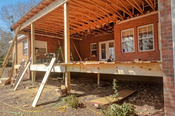 Porch Columns Installation in Rogers