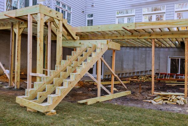 Deck Post Replacement in Rogers
