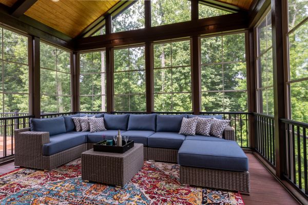 Enclosed Deck Installation in Rogers