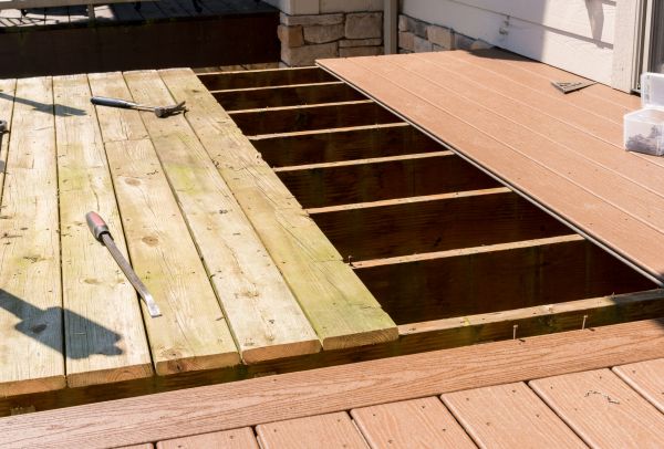 Deck Floor Replacement in Rogers