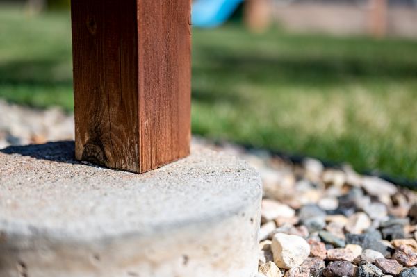 Deck Footing Replacement in Rogers