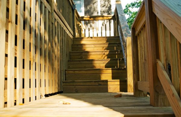 Deck Steps Replacement in Rogers