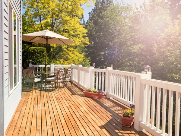 Cedar Deck Installation in Rogers