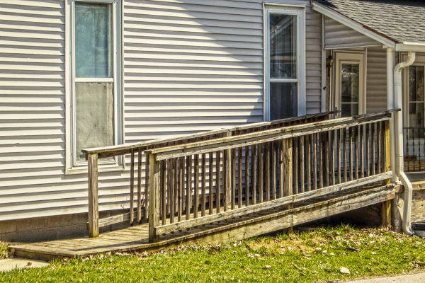 Porch Ramp Construction in Rogers