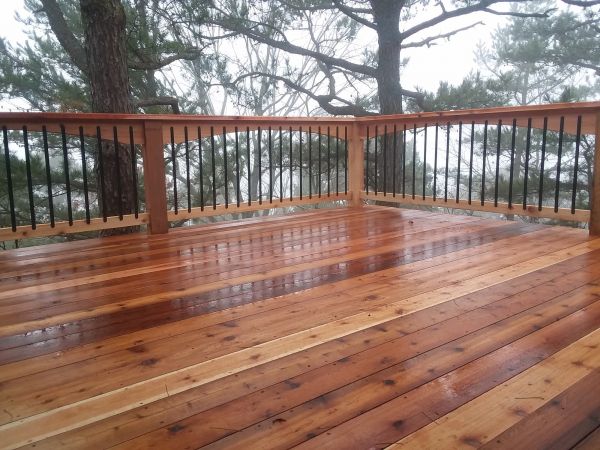 Cedar Deck Repair in Rogers